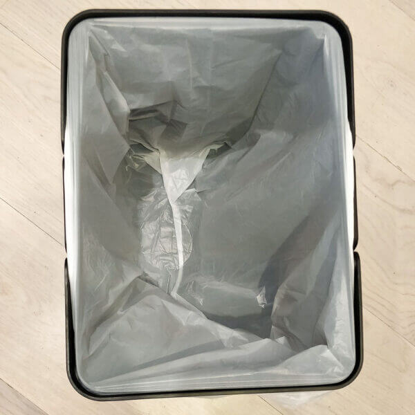 Soppåsar Avfallspåsar vit plastpåse